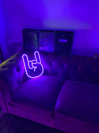 NeonLED Punk Hand