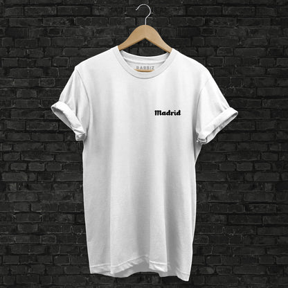 Camiseta "Madrid x Rabbiz" BLANCA