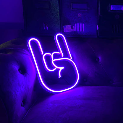 NeonLED Punk Hand